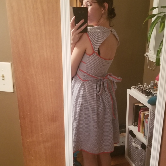 Jessica Simpson open back sleeveless dress 4 - Picture 3 of 6